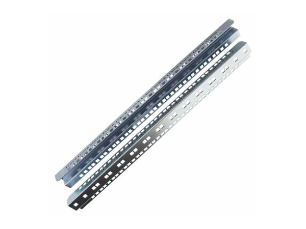 Lanview by Logon - Monteringsskinner for rack - galvanized - skapmonterbar - stål - 12U - 19"