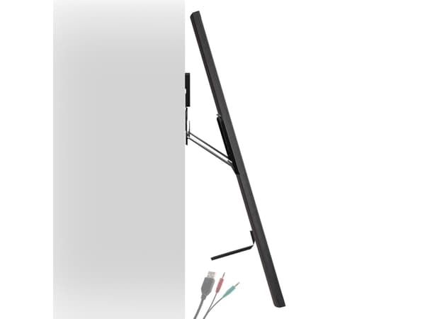 Maclean MC-481 ultraflat veggfeste for 37-80 tommer flate og buede TV-er opptil 75 kg Maks. VESA 600 x 400 universal TV-feste