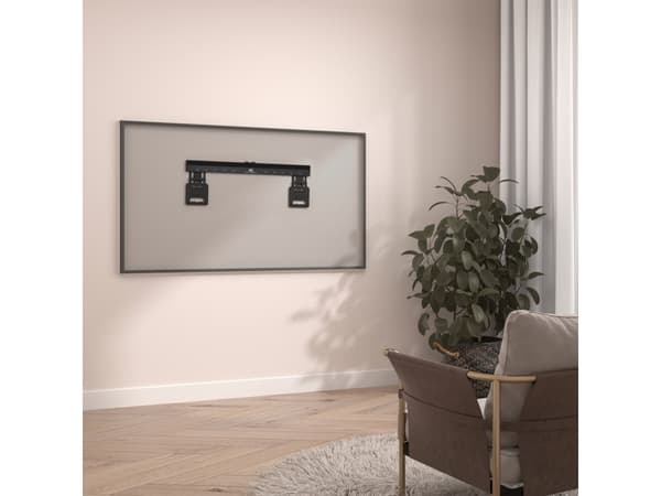 Maclean MC-481 ultraflat veggfeste for 37-80 tommer flate og buede TV-er opptil 75 kg Maks. VESA 600 x 400 universal TV-feste