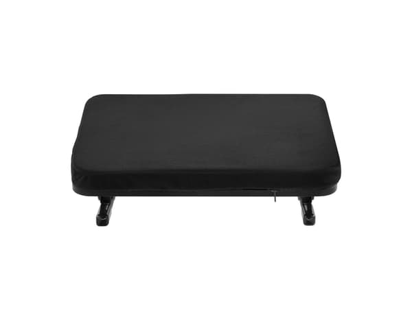 Maclean ergonomisk fodstøtte, benstøtte, trinløs vinkelindstilling, aftagelig pude, MC-460