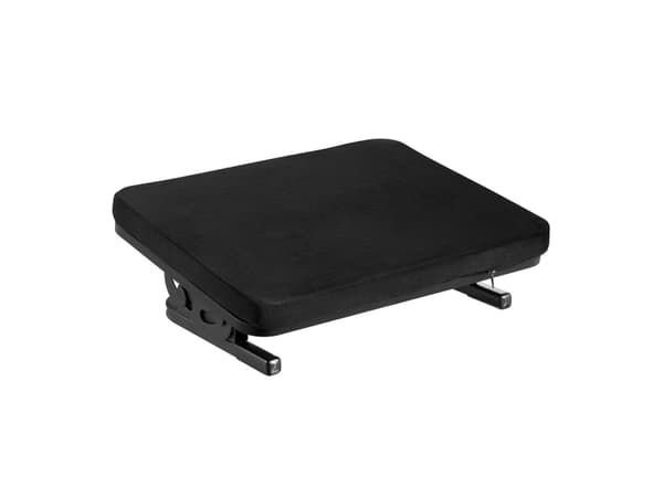 Maclean ergonomisk fodstøtte, benstøtte, trinløs vinkelindstilling, aftagelig pude, MC-460