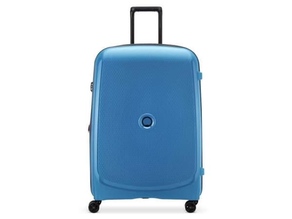 DELSEY CASE BELMONT PLUS 76CM 4 DUBBLA HJUL EXPANDERBAR VAGNVÄSKA Cyan