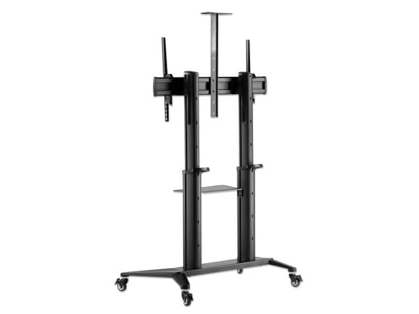 Manhattan 462341, 3,05 m (120"), 200 x 200 mm, 1000 x 600 mm, -10 - 5°, Aluminium, Sort