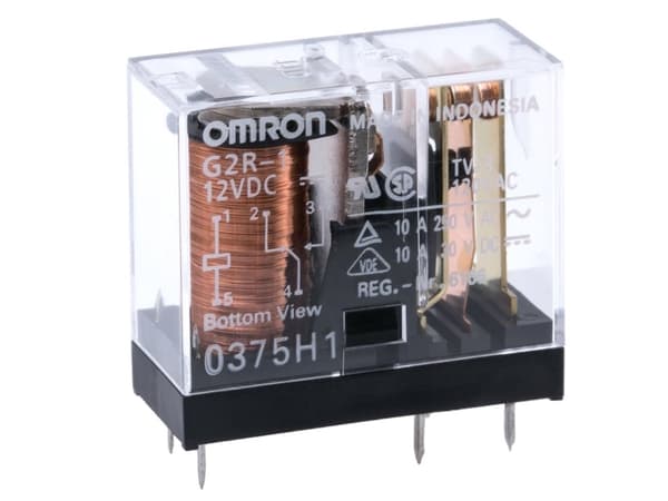 Omron G2R-1-DC12 Powerrelæ 12 V/DC 10 A 1 x skiftekontakt 1 stk Bag