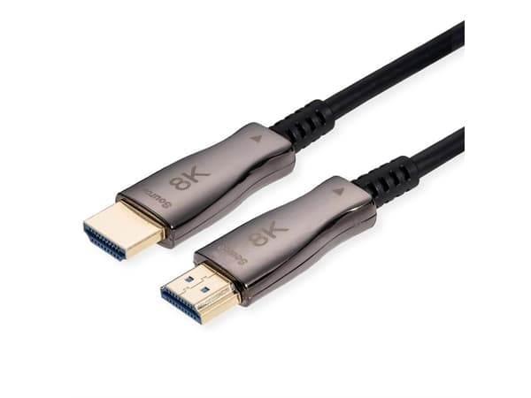 Value HDMI Tilslutningskabel HDMI-A-stik, HDMI-A-stik 20.00 m Sort 14.99.3485 #####8K UHD HDMI-kabel