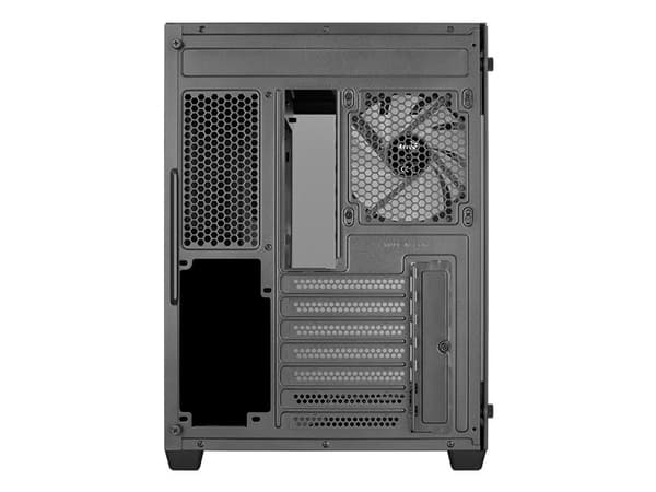 Aerocool Dryft V2 - - genomskinlig sidopanel (härdat glas) - ingen strömförsörjning - USB/ljud