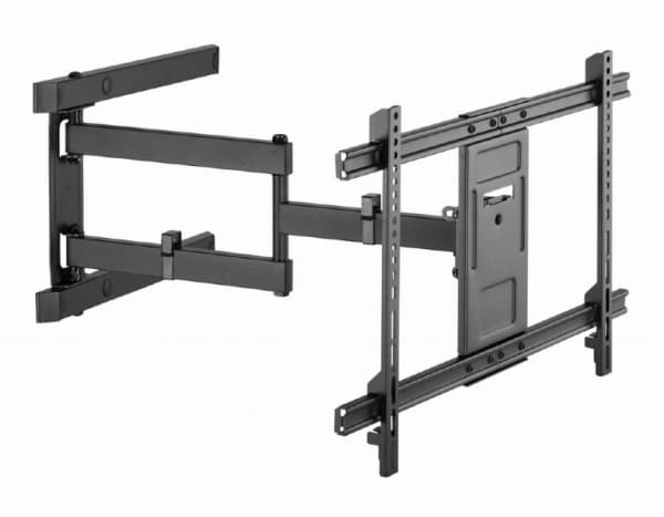Gembird WM-80ST-05 - Monteringssats (väggfäste) - för LCD-TV - full rörelse - stål, plast - svart - skärmstorlek: 37"-80"