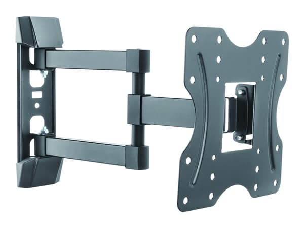 Gembird WM-42ST-02 - Monteringssats (fäste för enkel arm) - för LCD-TV - full rörelse - stål, plast - skärmstorlek: 23"-42" - väggmonterbar Svart