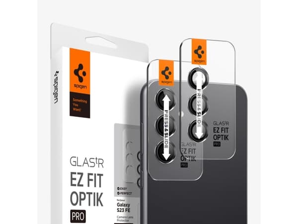 Spigen AGL06987, Linsebeskytter, Gjennomsiktig, Herdet glass, Samsung, Galaxy S23 FE, 16,3 cm (6.4")