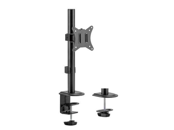 Gembird MA-D1-02 - Monteringssats (bildskärmsarm) - för LCD-display - stål, plast - svart - skärmstorlek: 17"-32" - disk-monteringsbar