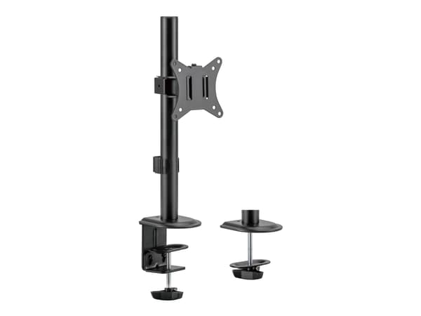 Gembird MA-D1-02 - Monteringssats (bildskärmsarm) - för LCD-display - stål, plast - svart - skärmstorlek: 17"-32" - disk-monteringsbar Svart
