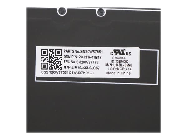 Lenovo 5N20W67777, Näppäimistö, Norjalainen, Lenovo, ThinkPad L14 Gen 2 (20X1, 20X2)