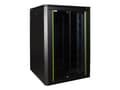 Miniatyrbilde 5 av 5: Lanview by Logon Data Line - Rack skap - 800 x 800 mm, data line - free-standing - svart, RAL 9005 - 22U - 19"
