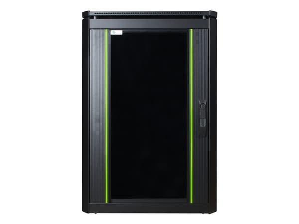 LOGON RDL16U68BL, 16U, Fristående hyllplan, 600 kg, Svart, Metall, Stål