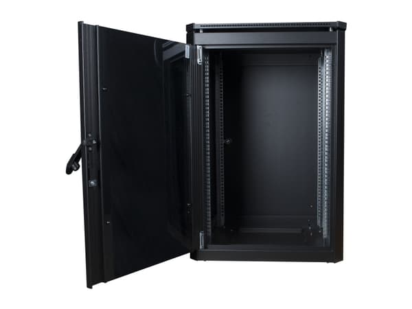LOGON RDL16U68BL, 16U, Fristående hyllplan, 600 kg, Svart, Metall, Stål