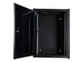Miniatyrbilde 4 av 5: Lanview by Logon - Rackskap - 60 x 56, pro - veggmonterbar, frittstående - svart, RAL 9005 - 16U - 19"