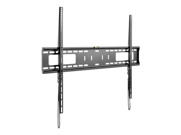 Goobay Pro - XL - konsol - fixerad - för LCD-TV - låsbar - stål - svart - skärmstorlek: 43"-100" - väggmonterbar
