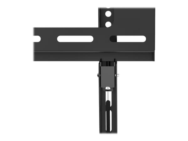Goobay Pro - XL - konsol - fixerad - för LCD-TV - låsbar - stål - svart - skärmstorlek: 43"-100" - väggmonterbar