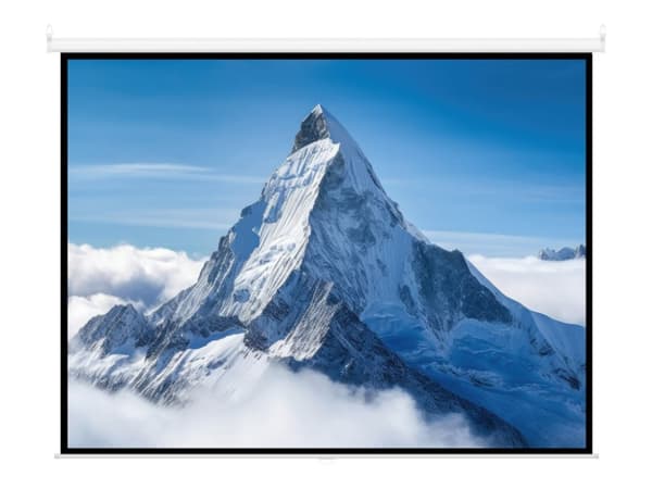 ART M70 - Projektionäyttö - kattoon kiinnitettävä, seinään kiinnitettävä - 70" (178 cm) - 1:1 - Matta valkoinen