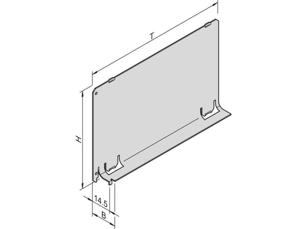 Schroff 34562-823, Luftadministrasjonsbaffel, Aluminium, Aluminium, 3U, 160 mm, 1 stykker