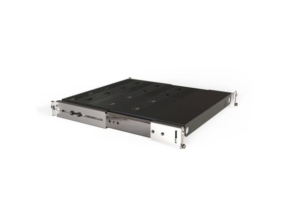 SCHROFF 19''/rack hylla utdragbar, fullt djup - 19\