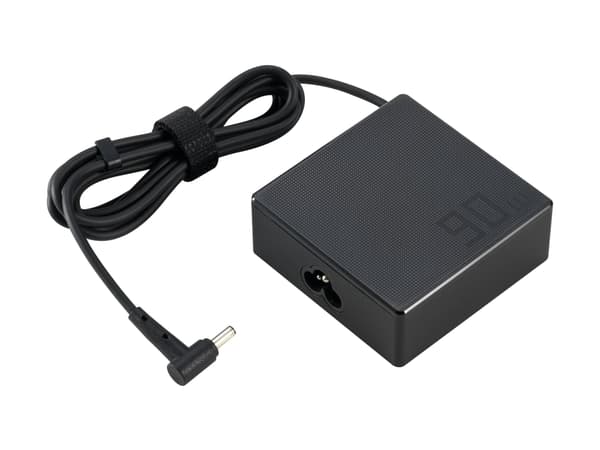 ASUS U90W-01 - Strømadapter - AC 100-240 V - 90 watt - Europa - svart - for D515; E40X; M3500; M415; M515; TP1400; VivoBook Flip 14 TM420; 14 TP470;