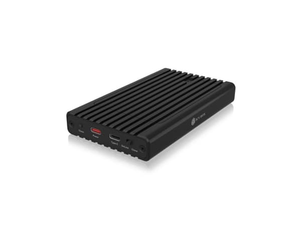 ICY BOX IB-2817MCL-C31, SSD-kabinett, M.2, PCI Express, 10 Gbit/s, USB-tilkobling, Sort
