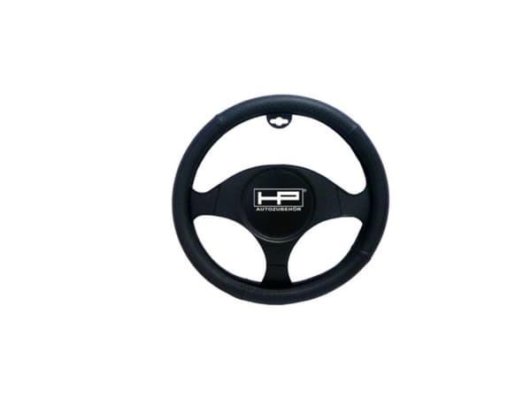 HP Autozubehör Ratbetræk (Ø x H) 40.5 cm x 3.5 cm Ægte læder Sort 37 - 39 cm