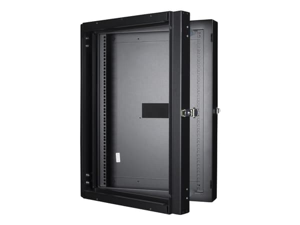 Lanview by Logon - Räkkikaappi kaksiosainen - lajitelma, RAL 9005 - 16U - 19"