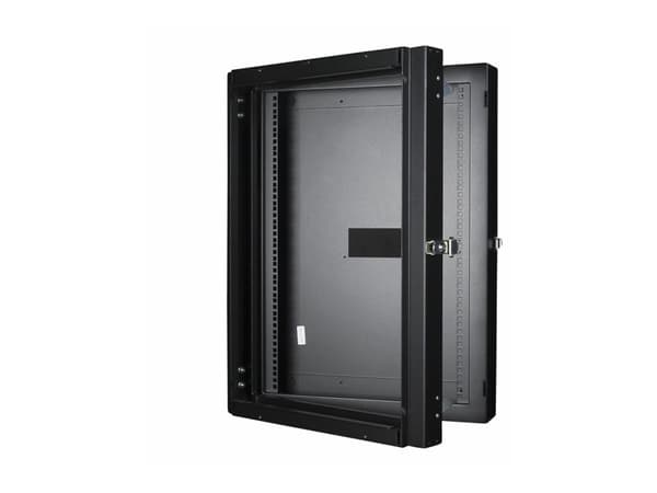 Lanview by Logon - Räkkikaappi kaksiosainen - lajitelma, RAL 9005 - 16U - 19"