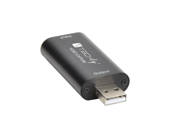 Techly I-USB-VIDEO-1080TY, Sort, Windows 10, Windows 7, Windows 8, Windows Vista, Windows XP, 1920 x 1080 piksler, 12 bit, 60 Hz, HDMI