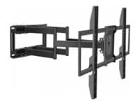 ART AR-91XXL - Monteringssett - for LCD/LED-display - adjustable, vertical and horizontal - metall - svart - skjermstørrelse: 50"-120" - veggmonterba