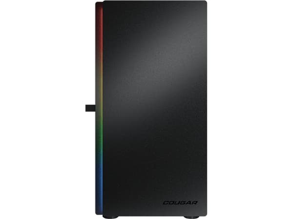 COUGAR Gaming PURITY RGB, Mini Tower, PC, Sort, Micro ATX, Mini-ITX, Multi, 16 cm Sort