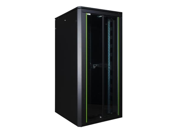 Lanview by Logon Data Line - Rack skåp - 800 x 800 mm, data line - fristående - svart - 32U - 19"