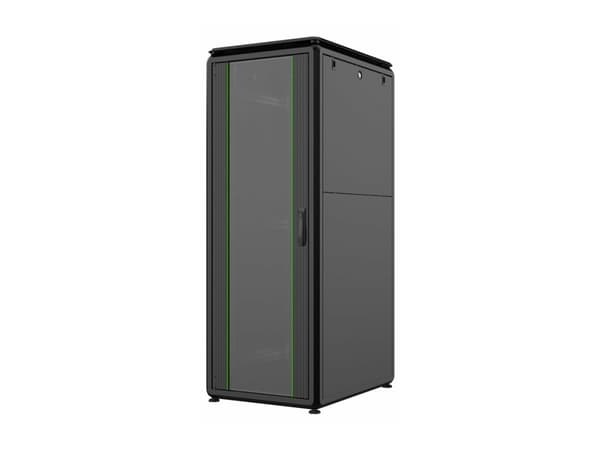 Lanview by Logon - Rack skap - 600 x 800 mm, data line - free-standing - svart, RAL 9005 - 32U - 19"