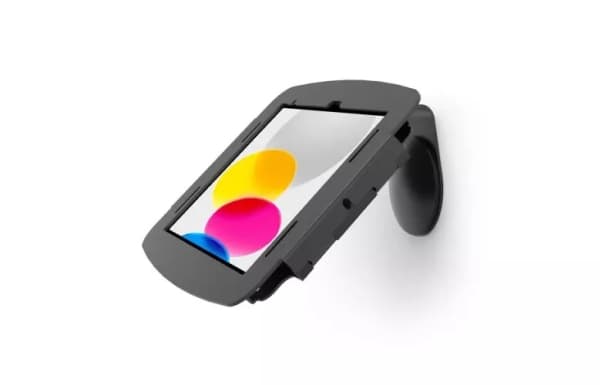 Compulocks iPad 10.2" Space Enclosure Core Counter Stand or Wall Mount - Hölje - för surfplatta - fast i 45 grader - metall - svart - väggmonterbar -