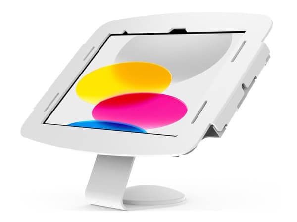 Compulocks iPad 10th-11th (A16) Gen Space Enclosure Core Counter Stand or Wall Mount White - Innhegning - for nettbrett - fast 45 grader - metall - h