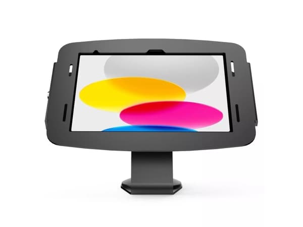 Compulocks iPad Pro 12.9" (3-6th Gen) Space Enclosure Core Counter Stand or Wall Mount - Innhegning - for nettbrett - fast 45 grader - metall - svart