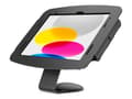 Miniatyrbilde 1 av 5: Compulocks iPad Pro 12.9" (3-6th Gen) Space Enclosure Core Counter Stand or Wall Mount - Innhegning - for nettbrett - fast 45 grader - metall - svart