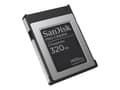 Miniatyrbild 3 av 5: SanDisk PRO-CINEMA - Flash-minneskort - 320 GB - CFexpress, typ B