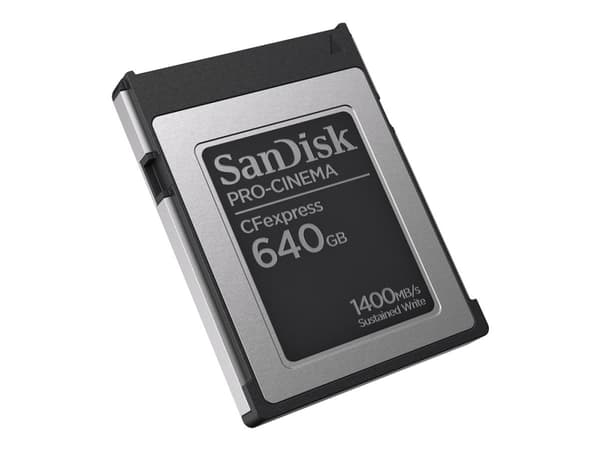 SanDisk PRO-CINEMA - Flashminnekort - 640 GB - CFexpress Type B