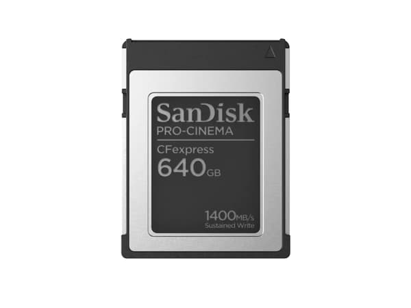 SanDisk PRO-CINEMA - Flashminnekort - 640 GB - CFexpress Type B