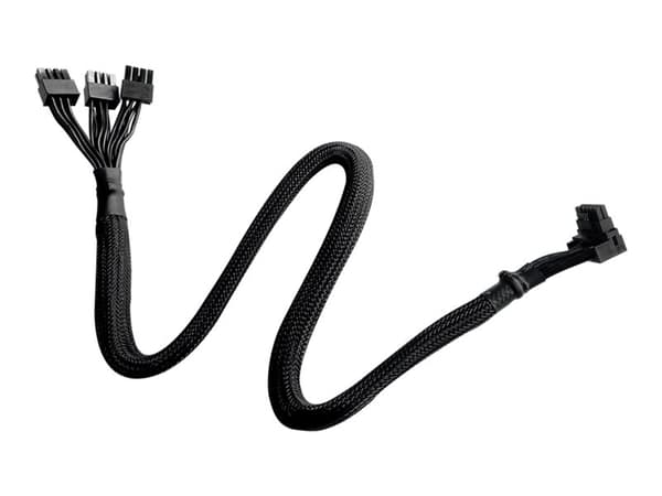 Cooler Master Type 2 - PCI Express-adapterkabel - 8-stifts PCIe-ström (hane) till 12VHPWR (hane) vinklad - 65 cm - svart