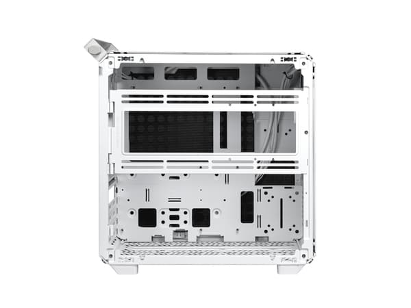 Cooler Master QUBE 500 Flatpack White Edition, Midi Tower, PC, Valkoinen, ATX, EATX, ITX, mikro ATX, Muovi, Terästä, Karkaistu lasi, 17,2 cm