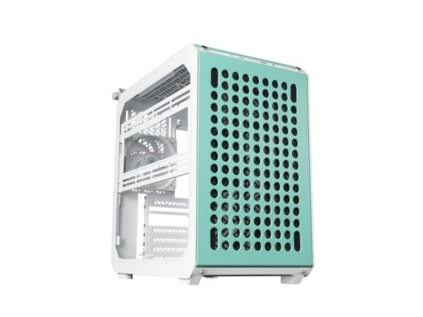 Cooler Master Qube 500 FLATPACK - Macaron Edition - mid tower - utvidet ATX (E-ATX) - sidepanel med vindu (herdet glass) - ingen strømforsyning (ATX