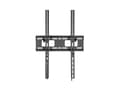 Miniatyrbilde 5 av 5: DELTACO - Monteringssett (veggmontering) - tippbar - for LCD-display / bøyd LCD-display - vertical - svart - skjermstørrelse: 37"-75"