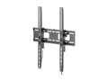 Miniatyrbilde 1 av 5: DELTACO - Monteringssett (veggmontering) - tippbar - for LCD-display / bøyd LCD-display - vertical - svart - skjermstørrelse: 37"-75"