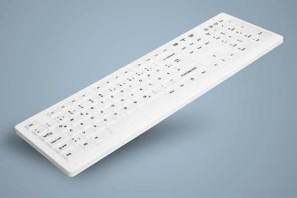 Active Key AK-C8100FA-UVS-W/GE, Full-size (100%), Wired, USB, Membrane, QWERTY, White