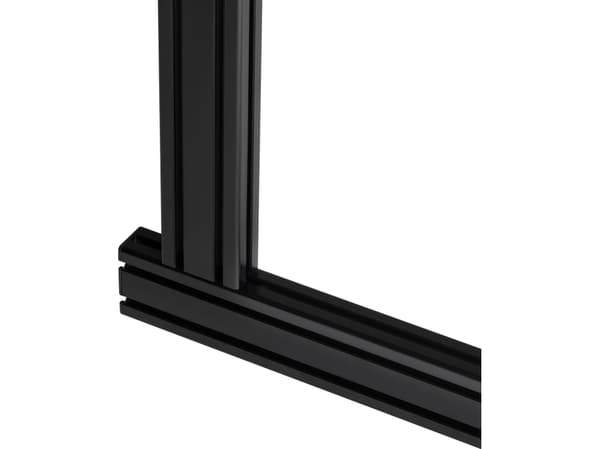 Next Level Racing Elite - Stativ - for 3 skjermer - anodisert ekstrudert aluminium, pulverbelagt karbonstål - svart - skjermstørrelse: 21"-43" - frit