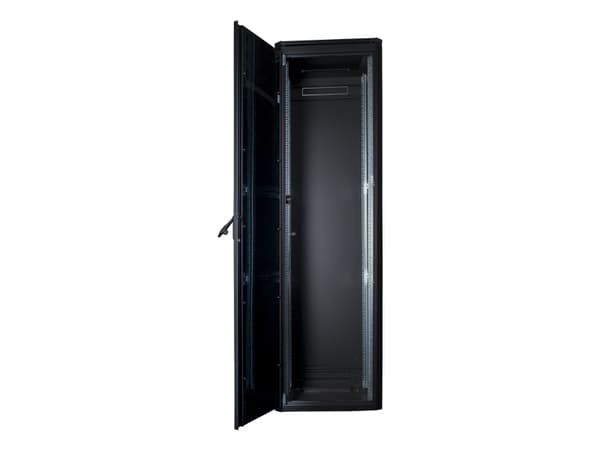 Lanview by Logon Data Line - Rack skåp - 600 x 800 mm, data line - fristående - svart - 42U - 19"